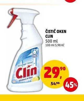 Čistič oken Clin