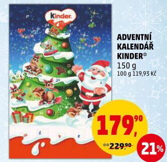 Adventní kalendář Kinder