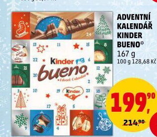 Adventní kalendář Kinder Bueno