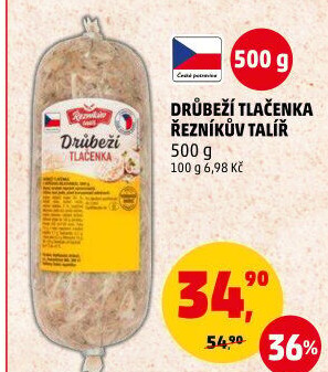 Drůbeží tlačenka Řezníkův talíř