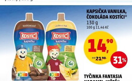 Kapsička Kostíci Danone