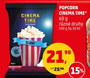 Popcorn do mikrovlnky Cinema Time