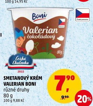 Smetanový krém Valerian Boni