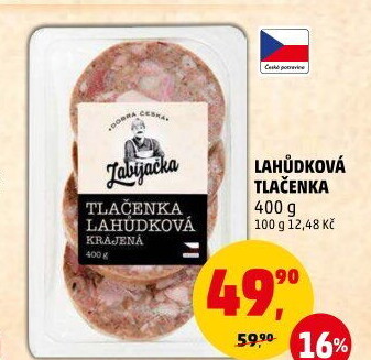 Tlačenka lahůdková Dobrá česká Zabijačka