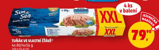Tuňák ve vlastní šťávě Sun&