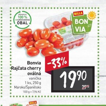 Bonvia Rajčata cherry oválná