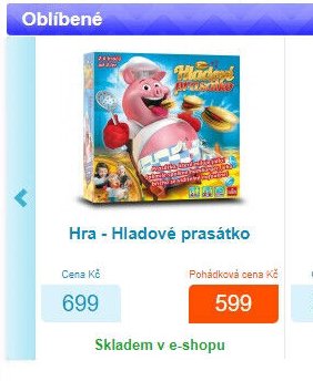 Hra - Hladové prasátko