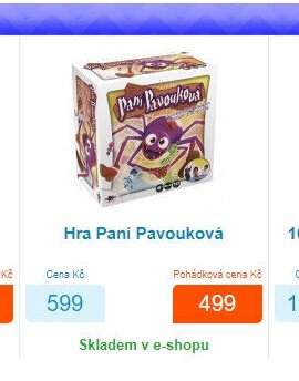 Hra Paní Pavouková