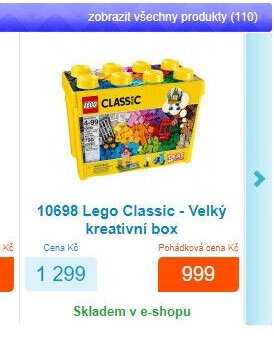10698 Lego Classic - Velký kreativní box