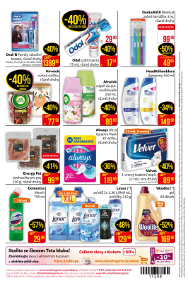 akční leták Teta drogerie 15.11.2022-21.11.2022