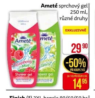 Ameté sprchový gel 250 ml, různé druhy