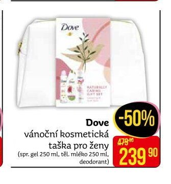 Dove vánoční kosmetická taška pro ženy
