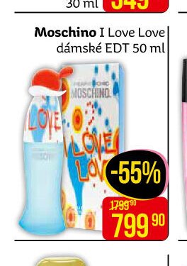 Moschino I Love Love dámské EDT 50 ml