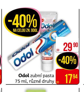 Odol zubní pasta 75 ml, různé druhy