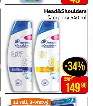 Head&Shoulders šampony 540 ml
