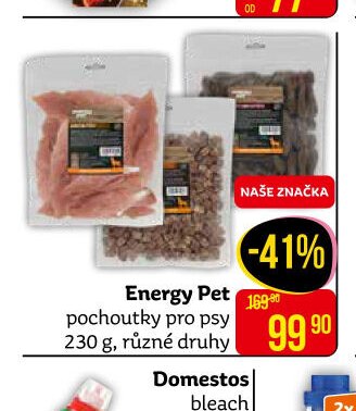 Energy Pet pochoutky pro psy 230 g, různé druhy