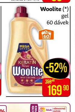 Woolite (*) gel 60 dávek