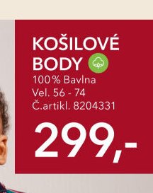 KOŠILOVÉ BODY