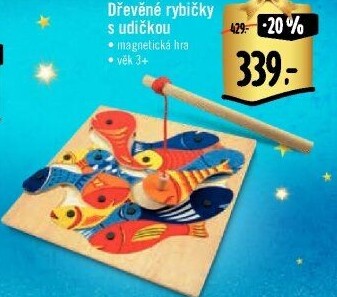 Dětské dřevěné rybaření