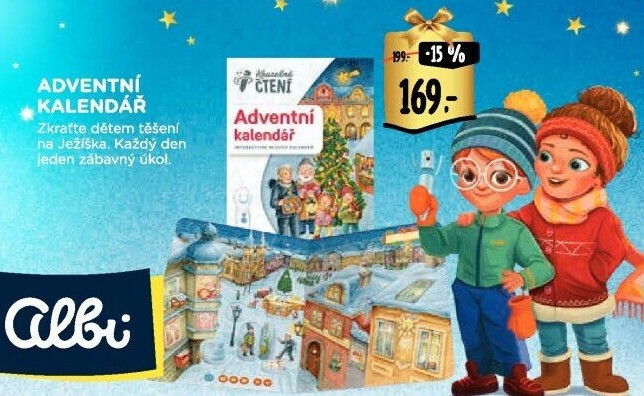 Kniha Kouzelné čtení - Adventní kalendář Albi