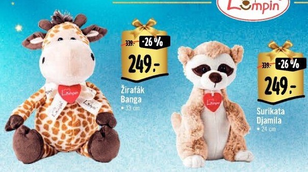 Plyšové zvířátko Lumpin