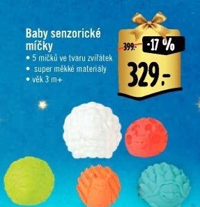 Senzorické míčky baby Clementoni