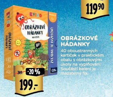 Vzdělávací hra Kvído - Hádanky na cesty Albi