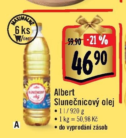 Albert Slunečnicový olej