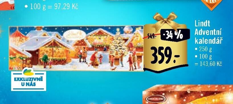 Lindt Adventní kalendář