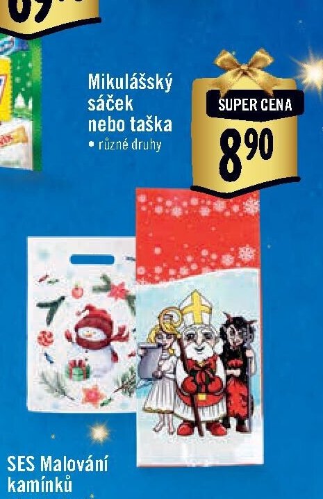 Mikulášský sáček nebo taška