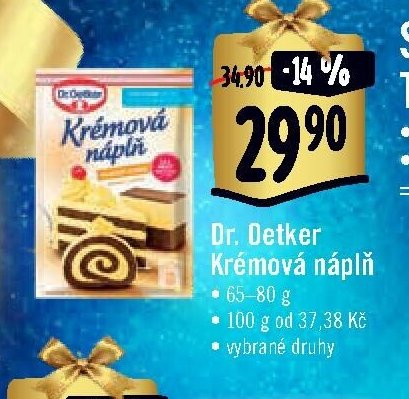 Dr. Oetker Krémová náplň