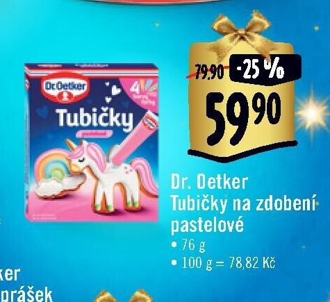 Dr. Oetker Tubičky na zdobení pastelové