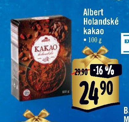 Albert Holandské kakao