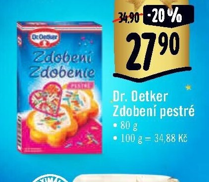 Dr. Oetker Zdobení pestré