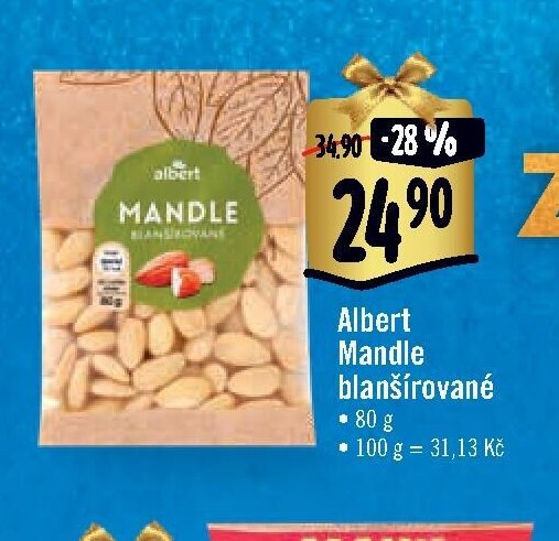 Albert Mandle blanšírované 80 g