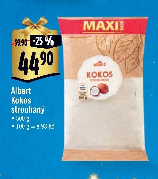 Albert Kokos strouhaný 500 g
