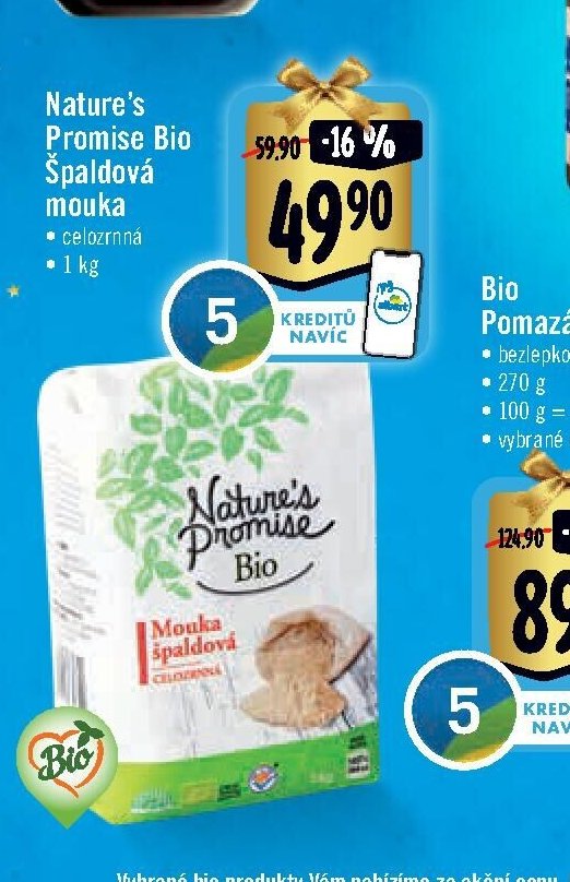 Nature's Promise Bio Špaldová mouka 1 kg