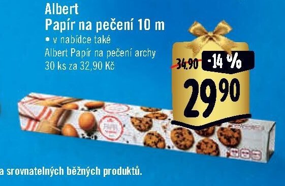 Albert Papír na pečení 10 m