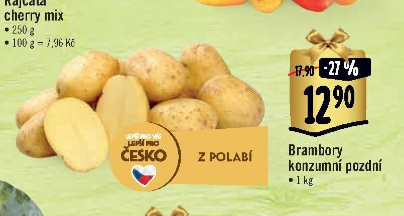 Brambory konzumní pozdní