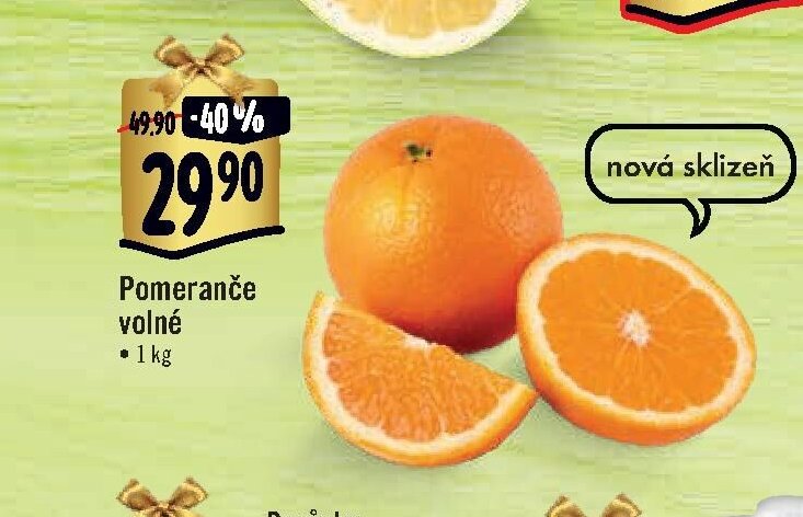 Pomeranče volné
