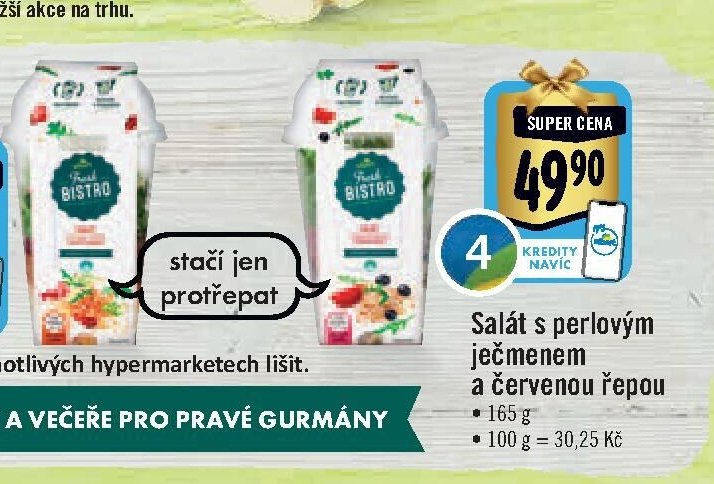 Salát s perlovým ječmenem a červenou řepou