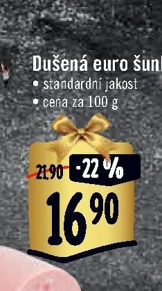 Dušená euro šunka