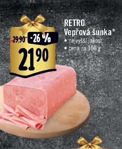 Retro Vepřová šunka