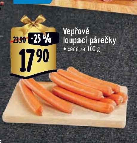 Vepřové loupací párečky