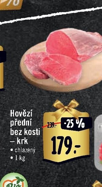 Hovězí přední bez kosti – krk