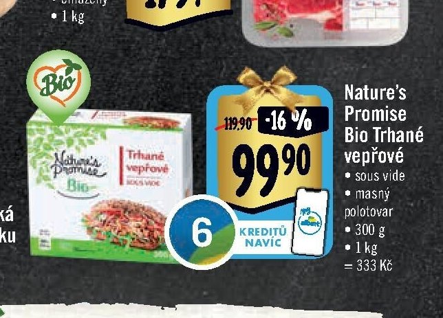 Nature's Promise Bio Trhané vepřové