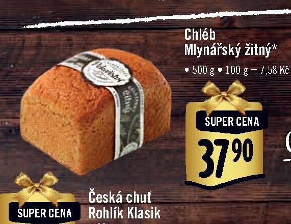 Chléb Mlynářský žitný