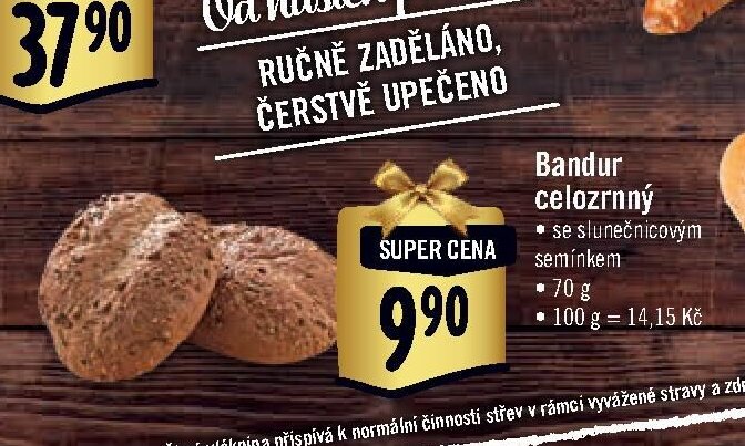 Bandur celozrnný se slunečnicovými semínky