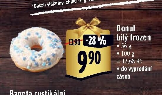 Donut bílý frozen