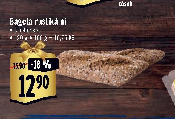 Bageta rustikální s pohankou
